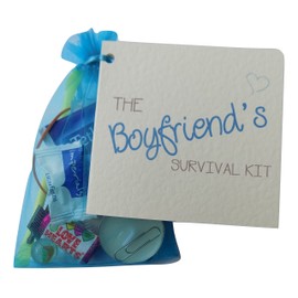 Boyfriend Novelty Survival Kit. Love Token, Christmas, Valentines Day, Keepsake Gift