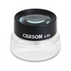 Carson LumiLoupe 4.5x Power Pre-Focused Stand Magnifier Loupe (LL-55)
