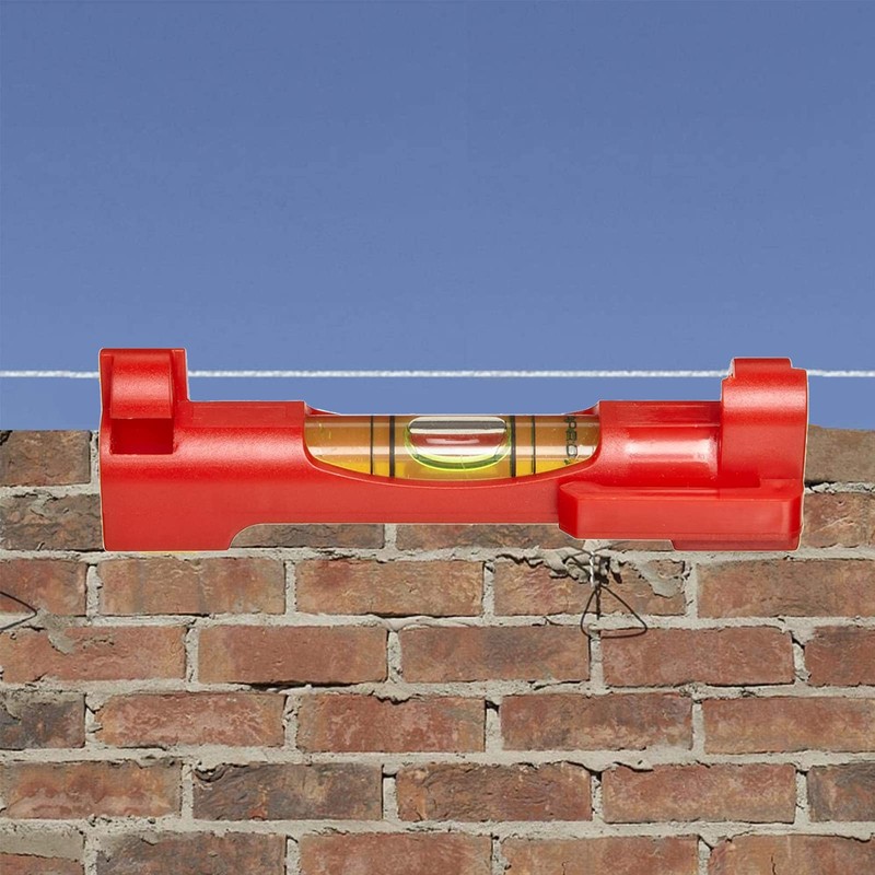 Catelves Pack of 4 String Spirit Level, Red String Spirit