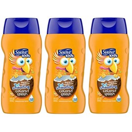 Suave Kids 2-in-1 Shampoo and Conditioner - Cowabunga Coconut - 12 ounces (Pack of 3)