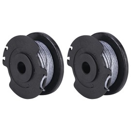 CYMYGS Strimmer Wire Replacement Spool and Line, 2 Pcs Strimmer Wire for Bosch ART 23 SL 26 SL, EasyGrassCut 18, 23, 26, 18-230,18-260, Grass Trimmer F016800569 F016800385 Replacement