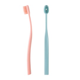 Sakabe Brush [Made in Japan] Perforation Reaches the Back Tooth Brush, Regular 2 Piece Set (Color Not Available)