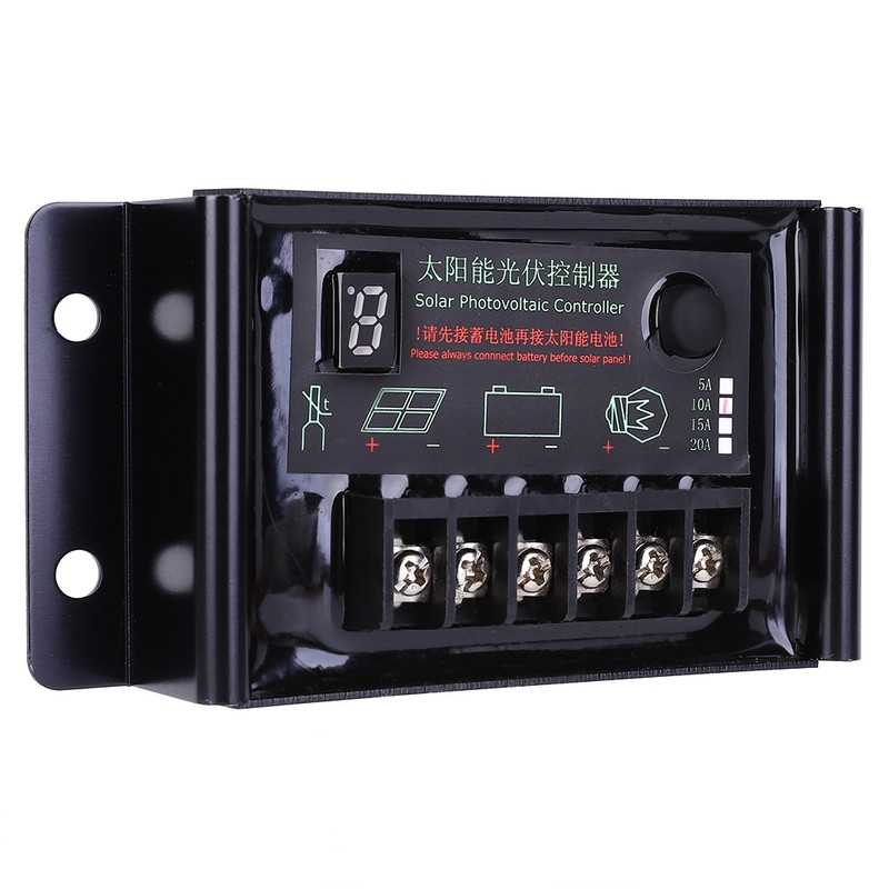 Solar Panel Regulator Power Generation Controller Waterproof 10A 9.6V 11.1V