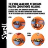 S'well Stainless Steel Salad Bowl Kit - 1.9 Litre, Desert
