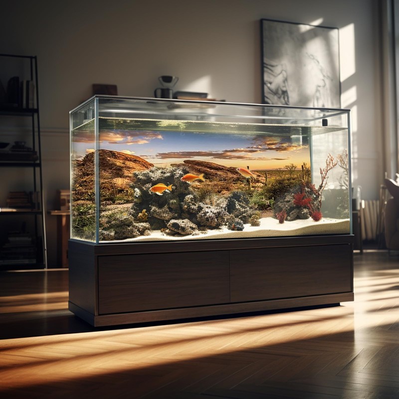 Fsahiuf Terrarium Back Panel, Background Poster, 3D Terrarium Back Wall,