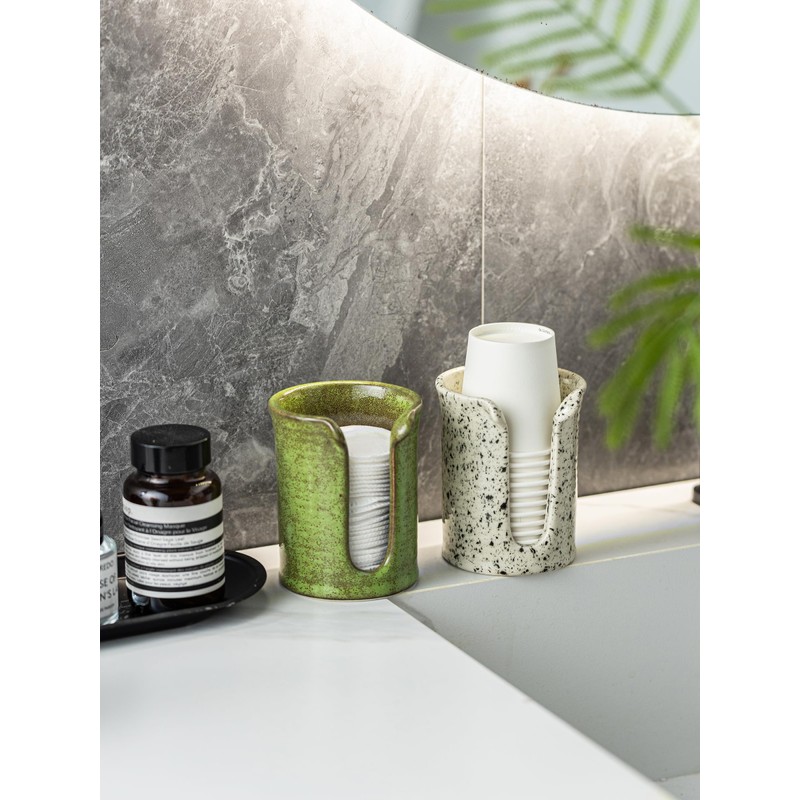 YHOJOY Bathroom Cup Dispenser 3 Oz, Bathroom Cup Holder for