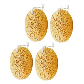 FRCOLOR 4Pcs Bath Sponges for Shower Soft Exfoliating Body Scrubber Reusable Loofah for Deep Cleaning Versatile Household Bathroom Supplies for Men Women