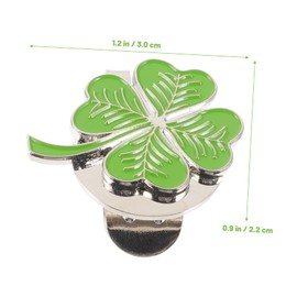 KOMBIUDA 2pcs Golf Hat Clip Marker Portable and Stylish Decorative Accessory for Golf Easy to Attach to Hats Belts and Pockets and Practical Design