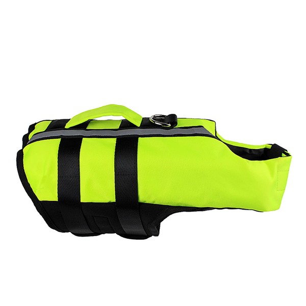 Dog Life Jacket Adjustable Lifesaver Vest Reflective Preserver Inflatable Safety