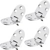 2/4Pcs Marine Stainless Steel 316 Cabin Door Flap Concealed Folding