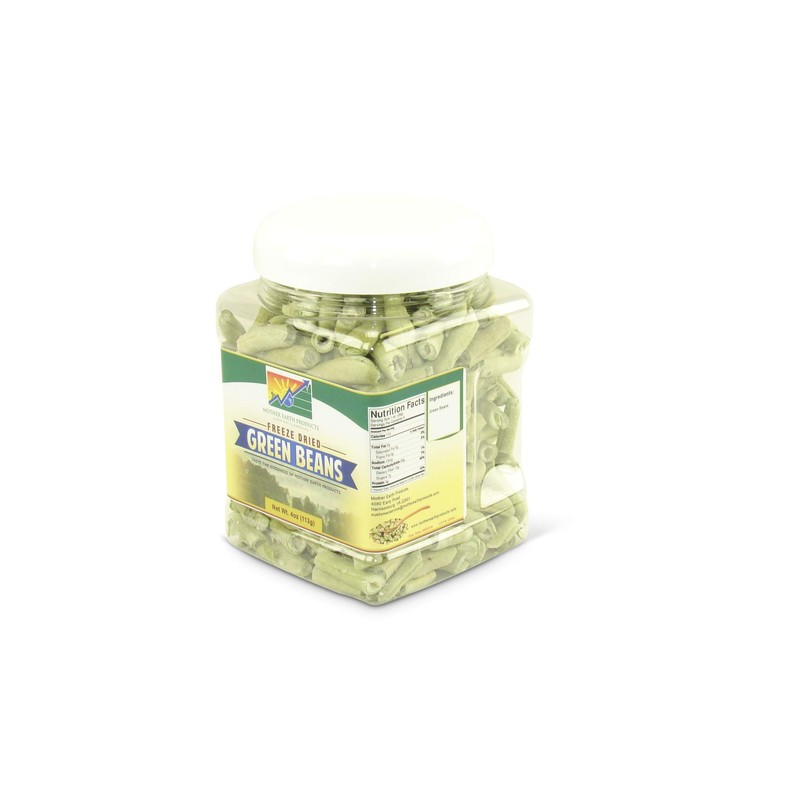 Mother Earth Products Freeze Dried Green Beans, quart Jar