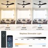 BvenuBigLite Black Ceiling Fan with Light: 42-Inch Ceiling Fan 3