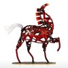 TOOARTS Metal Sculpture Metal weaving horse Home Furnishing Articles Handicrafts