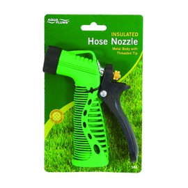 AquaPlumb 564 Metal-Body Hose Nozzle with Trigger and Insulated Soft-Comfort Grip