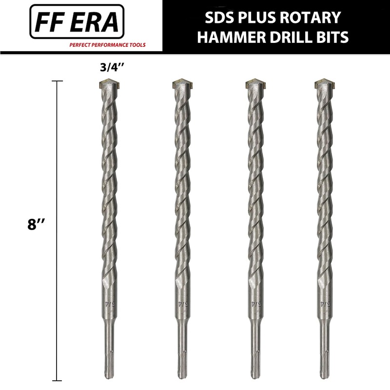 FF ERA 4-Pack SDS Plus 3/4 inch x 8 inch
