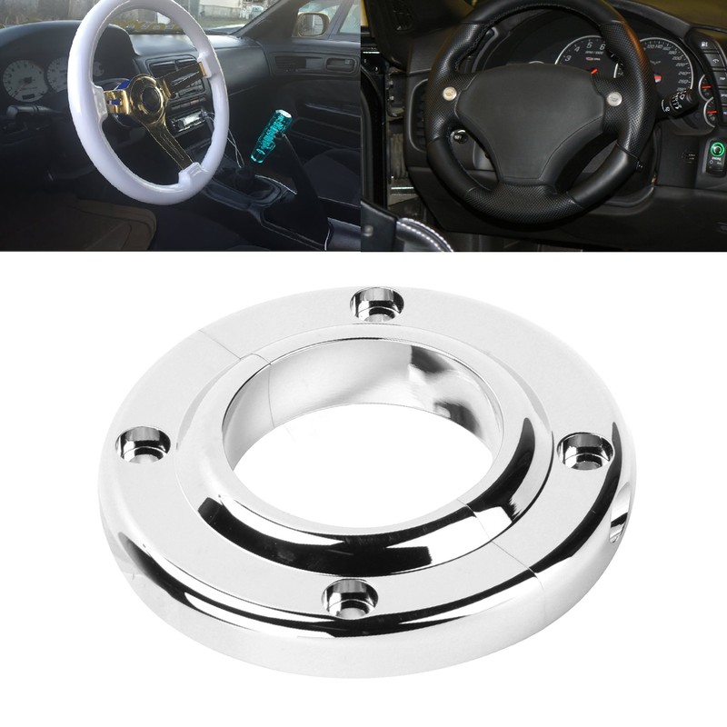 2PCS Steering Column Floor Mount Polished Round Replacement for GM