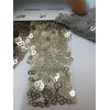 YZEO Light Gold Sequin Tablecloth 50 * 72" Wedding Party