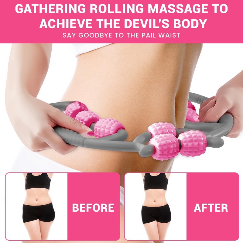 HYran Massage Roller, Massage Roller Legs, Massage Roller with Handle