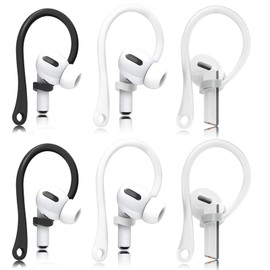 Ear Hooks for Earphones, 3 Pairs Anti-Lost Ear Hooks, Earbuds Accessories Anti-Slip Ergonomic Design Comfortable Fit, Suitable for Airpod earphones and sports running earphones