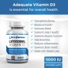 Lifes Fortune Vitamina D3 Liposomal 5000 Iu 60 Cpsulas