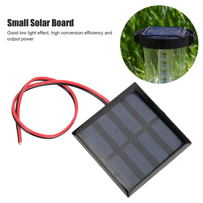 Cuifati Mini Solar Panel, 5Pcs DIY Cells Solar System Kits,