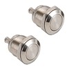 Powice 12 mm Push Button Waterproof Momentary Reset Switch Made