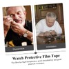 NUOBESTY 2 Rolls Watch Film Tape No Glue Electrostatic Protective