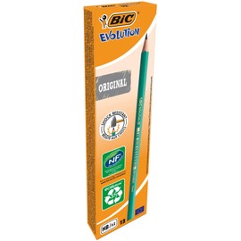 BIC Ecolutions Evolution 650 HB Pencil (Pack of 12) â€“ Green
