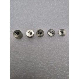 Universal Headshell Extra Weight Set 1,2,3,4,5 Gram.  Fits TECHNICS and Others.