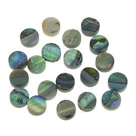 KAISH 20pcs 5x2mm Natural Paua Abalone Shell Guitar Inlay Fingerboard Dots