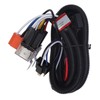 H4 Headlight Relay Harness Plug and Play H6054 7x6 LED