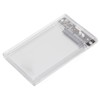 Transparent Hard Drive Enclosure External SSD Hard Disk Case for
