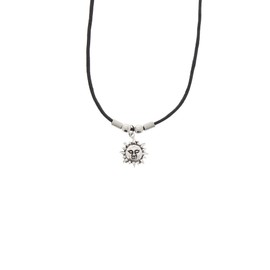 Zac's Alter Ego Sun Pendant on Wax Cord Necklace for Men/Women