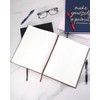 WORLD TRAVELER Large Lined Journal Notebook - Lay-Flat Hardcover 2