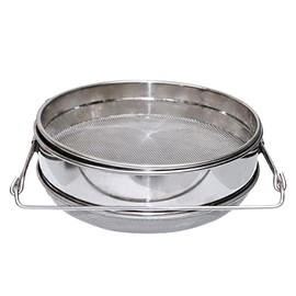 Moduoduo Honey Strainer Stainless Steel Double Sieve Bee Keeping Equipment Filter