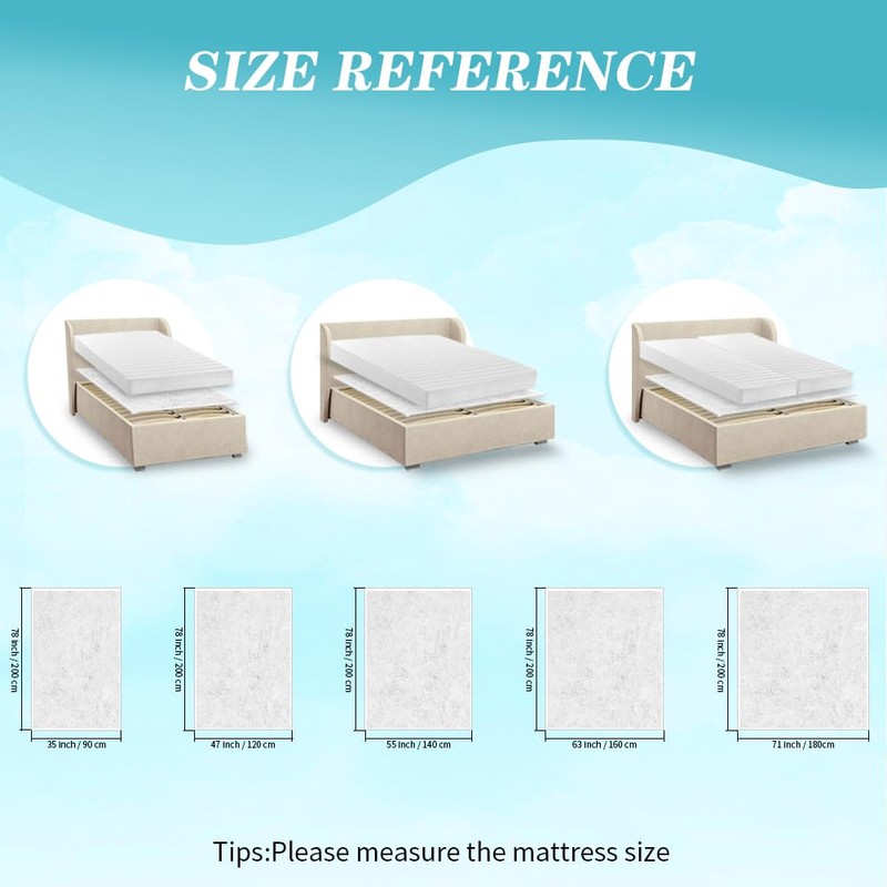 DUJUIKE Mattress Slide Stopper and Gripper, Mattress Non Slip Pad