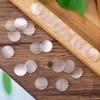 Isslly 30 PCS Glass Table Top Anti Slip Bumpers, Round