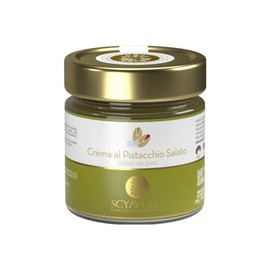 Scyavuru Salty Sicilian Pistachio Cream | Premium Quality Spreadable Pistachio Cream Imported from Italy | 7.05oz (200g) (Pack of 2)