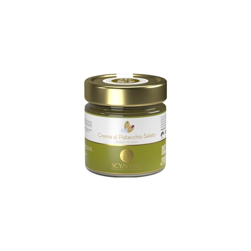 Scyavuru Salty Sicilian Pistachio Cream | Premium Quality Spreadable Pistachio