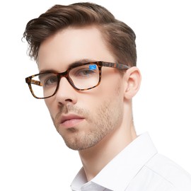 OCCI CHIARI Mens Blue Light Reading Glasses 1.0+ Lightweight Comfort Readers Computer Filter (1.0 1.25 1.5 1.75 2.0 2.25 2.5 2.75 3.0 3.5 4.0 5.0 6.0)