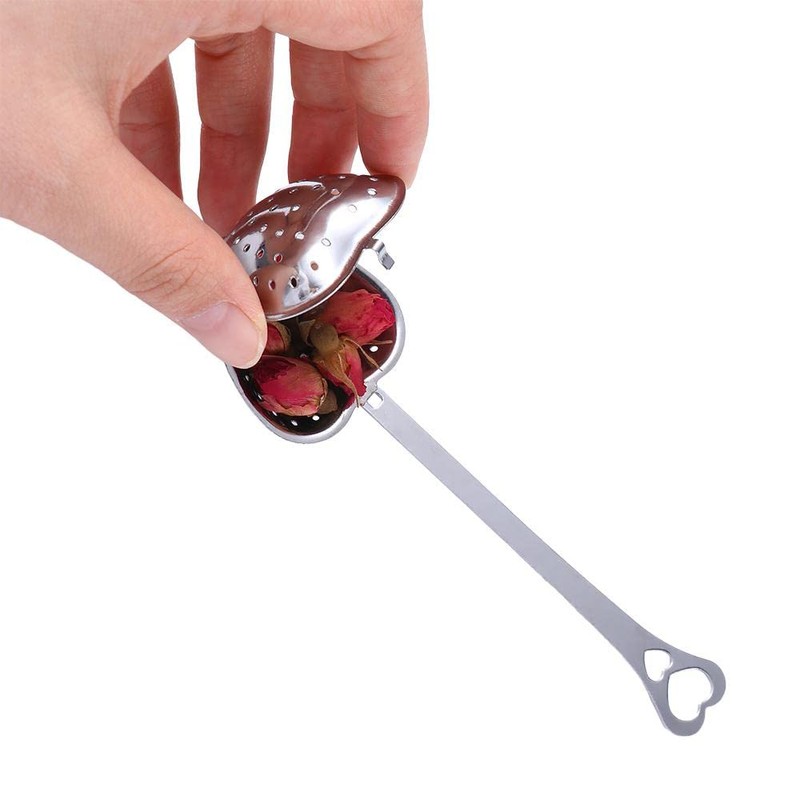 Tea Infuser for Loose Tea, Stainless Steel Heart Shaped Tea