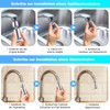 Set of 2 Swivel Tap Attachments, Tap Extension with Water