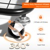 150L Laundry Hamper with Wheels, Rolling Laundry Basket with Metal