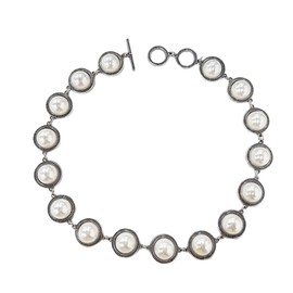 Western Round Turquoise Beaded Choker Toggle Necklace for Women Ancient Silver Vintage Ethnic Simple Boho Natural Stone Chain Ot Clasp Necklaces Cowgirls Statement Retro Bohemian Birthstone Jewelry