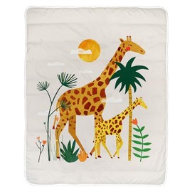 Rookie Humans Savanna Toddler Comforter. Soft Cotton Jersey and Cotton Sateen Shell. Warm and Cozy for All Seasons.
