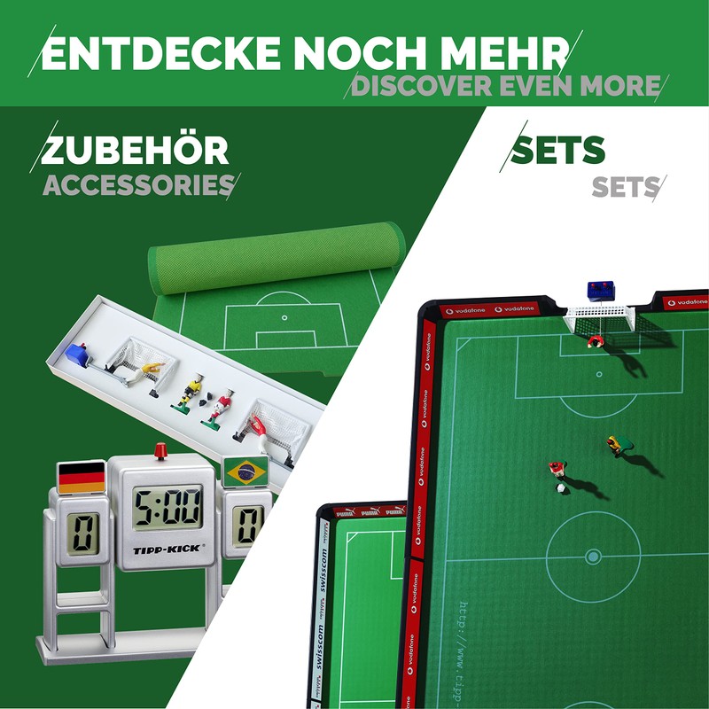 Tipp Kick 000236 VfB Top Table in Metal Box, Red