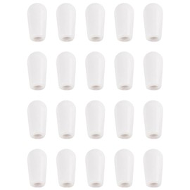 Lyaciomn 20Pcs Guitar Switch Cap Metric M3.5/ Guitar 3 Way Toggle Switch Tip Switch Knobs White