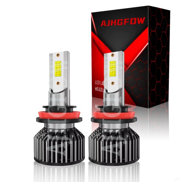 AJHGFOW For GMC Sierra 1500 2500 2007-2013 H11 LED Headlights