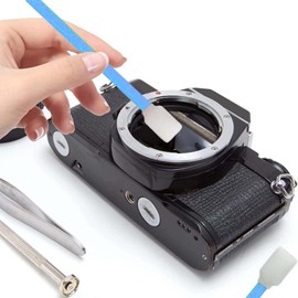 MINZHI Pack of 100 Cleaning Sticks, Cleaning Sponge Cotton Buds, Cleaning Swabs, Sponge Sticks, Suitable for Microelectronics, Optical Products, Laboratory Cleaning etc. (Blue)