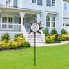 MUMTOP Outdoor Thermometer - 42 Inch Metal Sun Garden Stake